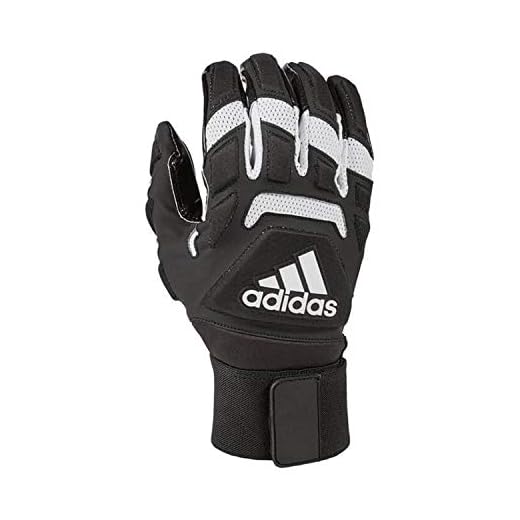 adidas Freak MAX 2.0 Padded Lineman Adult Football Gloves, Black, X-Large - Premium Football Gear