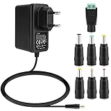 ✅Universal DC Stecker:5.5*2.5mm,Polarität:positiv (+) center,DC Kabel Leitungslänge:ungefähr 120cm(47.24inch),Um Ihre Geräte mehr Anforderungen zu erfüllen,es beinhaltet 7 verschiedene Größen austauschbarer Stecker.📧Hinweis:Da gibt es viele Arten von Adapterausgangssteckern,Wenn Sie nicht bestätigen können,welche Stecker Ihr Gerät benötigt,Bitte kontaktieren Sie uns zuerst.(Oder überprüfen Sie die Gerätestecker) Fehlkäufe vermeiden.Bitte überprüfen Sie die Fotos.