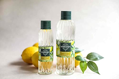 Marmara Kolonya Zitrone 400ml mit Box | Türkisches Duftwasser | Aftershave | türkisches Hand Wasser | Rasierwasser | Kölnisch Wasser | traditionell türkisch | Eau de Cologne Lemon | 80 Alkohol