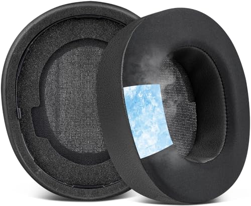 SOULWIT Cooling-Gel Replacement Earpads for Steelseries Arctis Nova Pro Wireless/Arctis Nova Elite Headphones, Ear Pads Cushions with High-Density Noise Isolation Foam, Added Thickness - Black