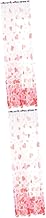 Garneck 2 Peças Cortinas Transparentes Cortinas Transparentes Cortinas Impressas Haste Sombreamento Voile Cortina Meio Sombreamento Tule Cortina Floral Triagem De Janela Doméstica