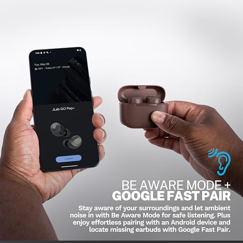 image for JLab Go Air Tones+ True Wireless Earbuds Designed with Auto On and Con