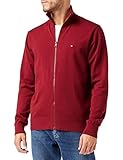 Cremallera de 1985 Tommy Hilfiger 1985 Zip Through Sudadera, Rouge, M para Hombre