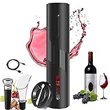 ?Wiederaufladbarer Lithium-Ionen-Akku für umweltfreundlich? Der automatische Weinöffner ist mit einem wiederaufladbaren Li-Ionen-Akku ausgestattet, der energiesparend, umweltfreundlicher, sicherer und effizienter ist.