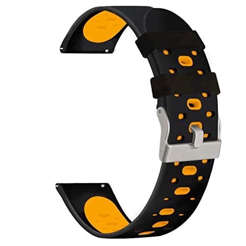 Bracelet de montre 20 mm de rechange en silicone pour montre Garmin Forerunner 645