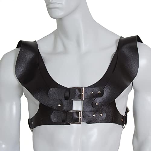 Harness Preto com Fivelas - Ares - Coleção Fetiche Lovetoys
