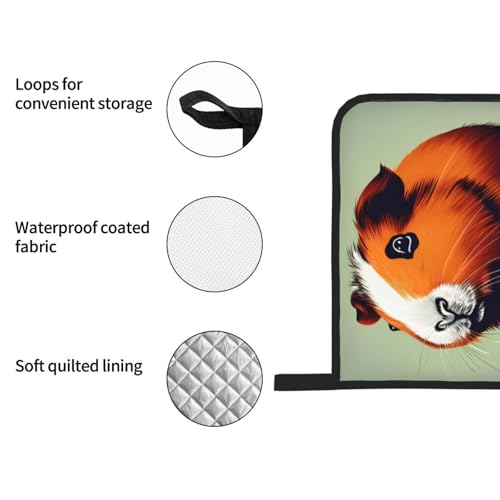 Cuisson isolée pour micro-ondes et barbecue 4 pièces anti-brûlure