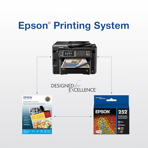 Image of Epson 252 DURABrite Ultra Ink Standard Capacity Black Dual Cartridge Pack (T252120-D2) Works with Workforce WF-3620, 3640, 7110, 7610, 7620, 7710, 7720, 7210