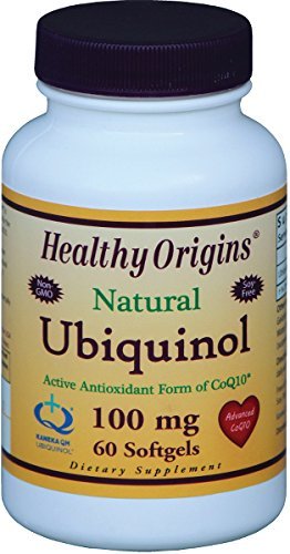 Ubiquinol 100Mg Kaneka Qh Healthy Origins 60 Softgel #TOP14