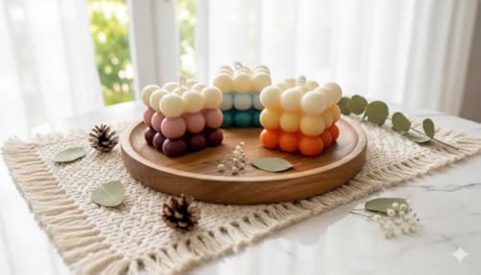 Big Bubble Candle, Unique Decorative Style