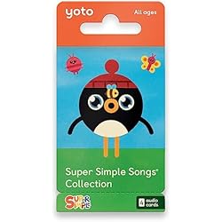 Yoto Super Simple Songs Collection - 4 Kids Musical Audio Cards, All Ages | Screen-free singalong music cards for Yoto Player and Mini | fun songs for playtime parties and travel | kids music
