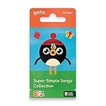 Yoto Super Simple Songs Collection – 4 Kids Musical Cards for Use with Player & Mini All-in-1 Audio Device, Educational Screen-Free Listening with Fun Singalong Music for Playtime Parties Travel