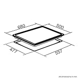 SIA 60cm DO111SS Stainless Steel Electric Double True Fan Oven & 70cm SSG702SS 5 Burner Gas Hob with Enamel Pan Stands - Image 5