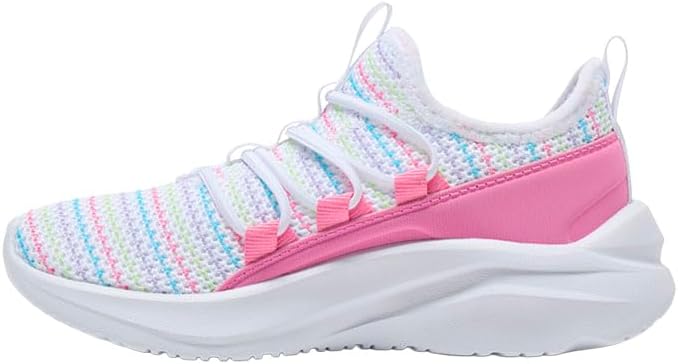 PUMA Kids Boys One4all Slip On Multi Knit Slip On Sneakers Shoes Casual - Pink, White - Size 11 M - Image 3