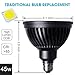 Wiyifada LED Pool Light Bulb,45W 120V 6000K Daylight White LED Swimming Pool Light Bulb,E26 Base Replaces Up to 200-600W Traditionnal Bulb - Non Dimmable