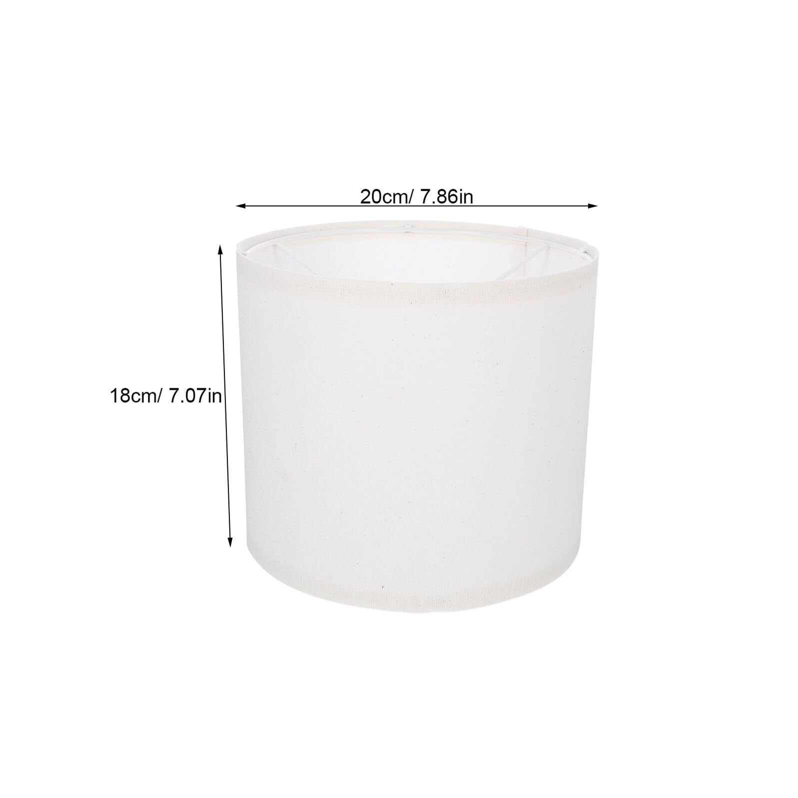 Lin Beige Abat-jour Amovible, Lot de 2 pour Lampe de Table