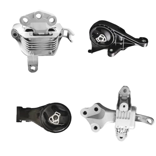 Yllshengyu 4Pcs Engine Motor Mount Kit - Compatible with Cruze 2011-2017 & Limited 2016 1.4L Automatic Transmission, Replaces A5430 A5510 A5563 A5579 GP3223 GP3226 GP3265 GP3234