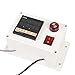 Digital Counter Meter with Alarm, High-Precision Industrial Roller-Type Measurement Tool, 0.00004in Accuracy, US Plug, Wide Voltage, Memory Function for Plates, Fabrics, Steel