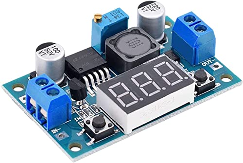 DUBEUYEW Convertitore buck DC-DC con display a LED...