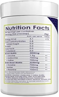 Muscle Asylum Pure Bcaa | 50 Serving, 300G, | Blue Razz | With Genuine Lab Reports | Bcaas With Nootropics Matrix | Fast Recovery, Powder