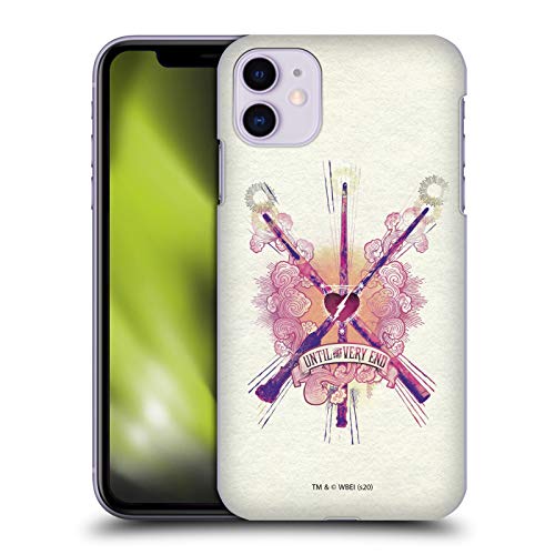 Image of Head Case Designs Officially Licensed Harry Potter Until The Very End Wands Deathly Hallows XXVI Hard Back Case Compatible With Apple iPhone 11