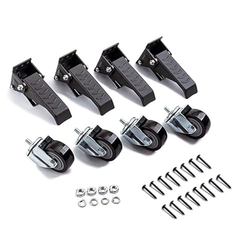 Roues pliables pour établis avec levage escamotable 50kg