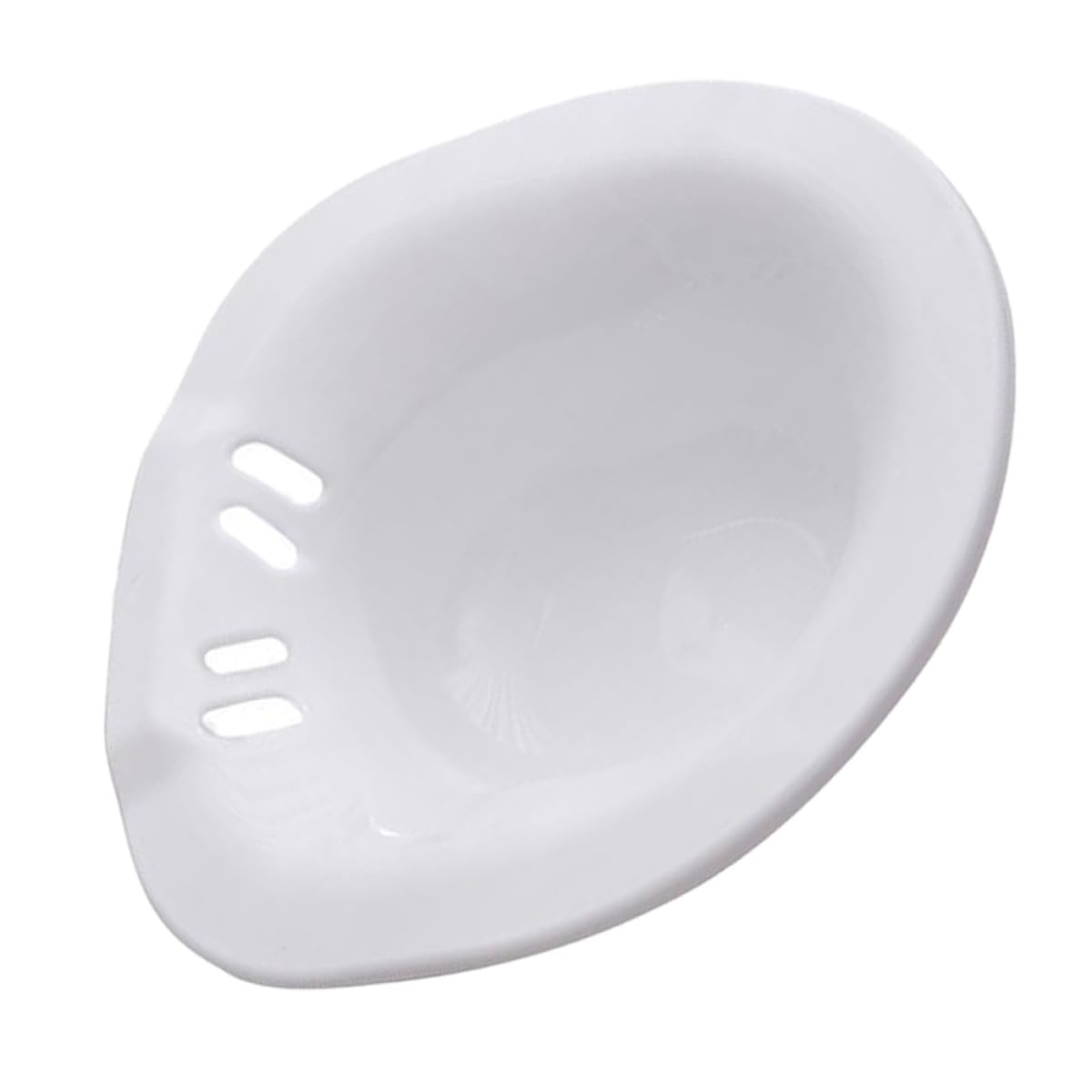 Bañera de asiento plegable y blanca que ahorra espacio en cualquier baño