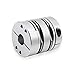 TEYWET Coupler Double Disc Couplings D65 L74 High Speed for Motor Encoder Connect Flexible Shaft Coupler Metal (Inner Diameter : LDG2 B D65L74 28mm)