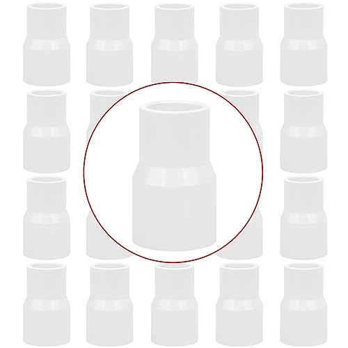 20Pack 3/4" x 1/2" PVC DWV Reducer Coupling Adapter (Socket x Socket) Schedule 40 PVC DWV Slip Reducing Coupling Pipe Fittings, PVC Increaser/Reducer Coupling for Home Sewer Plumbing by Lswteiz - Used condition - US$16.14