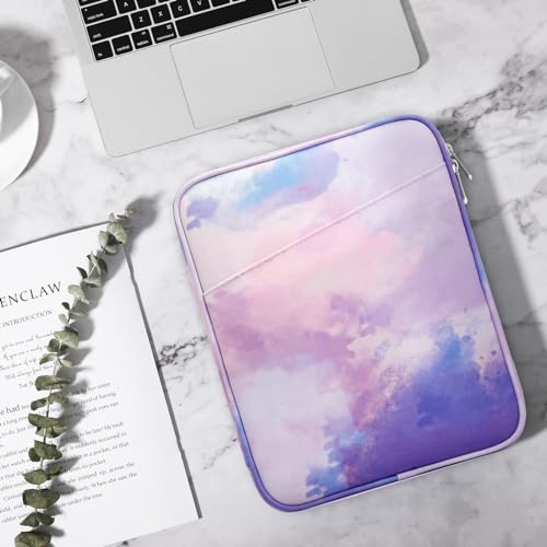 Image of TiMOVO 13 Inch Tablet Sleeve with Pocket, Watercolor Purple | For iPad Air 13 inch M3 2025, iPad Pro 13 inch /12.9 inch, Galaxy Tab S9 /S10 Plus /S9 FE+ 12.4 inch, Remarkable Paper Pro 11.8 inch
