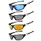 4 Pairs Men Polarized Sunglasses with UV Protection Driving Glasses Lightweight Cycling Sunglasses for Outdoor Sport Activities