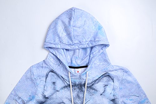 IDGREATIM Unisex 3D Druck Hoodie Herren Damen Kapuzenpullover Bunt Langarm Pullover Fleece Coole Sweatshirt S-4XL - Image 5