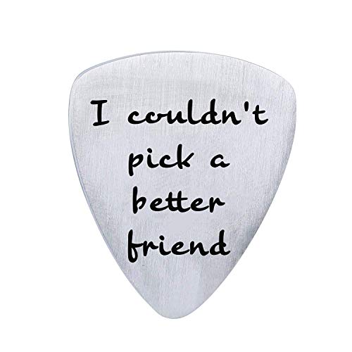 Best Friend Birthday Christmas Gifts Guitar Pick - I Couldn't ...