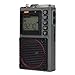 HanRongDa Radio, APP Control Bluetooth Speaker Support MicroSD Card, AM/FM/VHF/Shortwave/WB Receiver with NOAA Alerts and Wire Antenna, Rechargeable Digital Radios with Six Kinds of Backlit HRD787