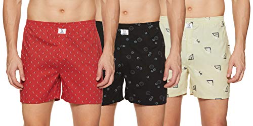Image of Longies Men's Cotton Printed Regular Boxer Shorts