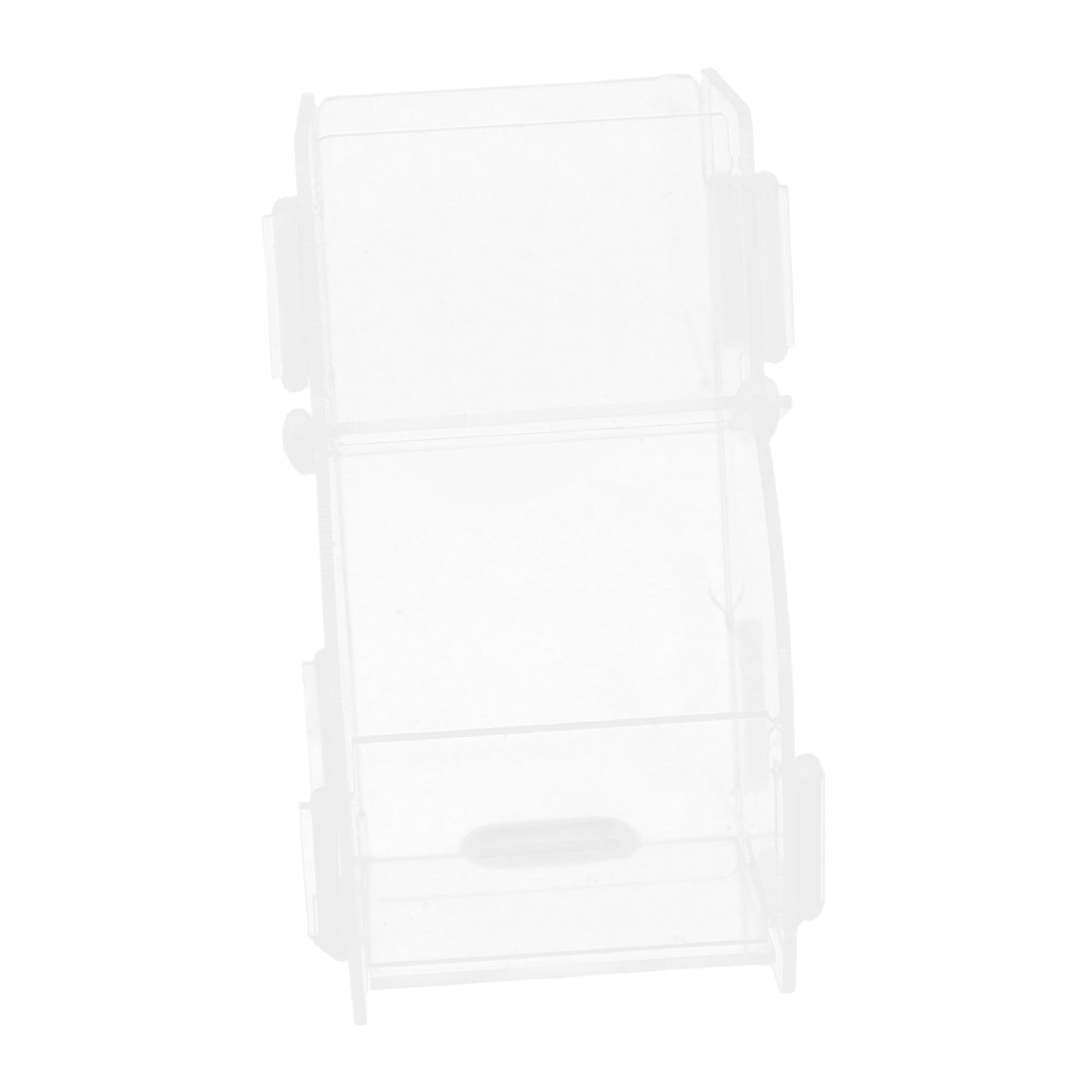 ifundom Automatic Hamster Feeder Transparent Acrylic Pet Food Dispenser for Dwarf Hamsters Cute Durable Design for Easy Monitoring of Food Levels Feeding for Small Animals