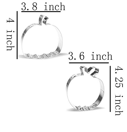 Large Fall Thanksgiving Cookie Cutter Set - 7 Piece - Stainless Steel - Thumbnail 2