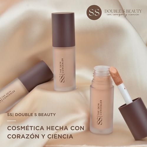 SS| Double S Beauty - Corrector Ojeras Mágico | Antiojeras Mujer Piel Bonita, Cuidada y Saludable | Ojos Contorno Maquillaje Textura y Pigmentación Ideal | Borrador Ojeras Alta Cobertura Mate (Medio) - imagen 7