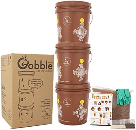 OMEGA's Bio-Composter Bin Set | Indoor Compost Bin for converting ...