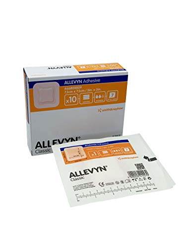 Pharmaidea 19730 Allevyn Adhesive Ag, 7.5 x 7.5, 10 pezzi