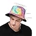 Tie-dye Funny Bucket Hat for Men Women Fashion Unisex Fishing Hat Fisherman Sun Caps Headwear for Outdoor Summer Travel Hiking Beach