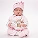 LHDD Reborn Baby Dolls Avatar Sleeping Realistic Girl Dolls Bambole Body Full Silicone Vinyl Reborn Avatar Baby Lifelike Dolls Bambole da 22 Pollici Elfi Giocattoli (Size : 18)