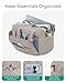 BAGSMART Travel Duffel Bag, Carry on Travel Bag with Jewelry Compartment, 35L Weekender Duffle for Women, Water Resistant, Pink