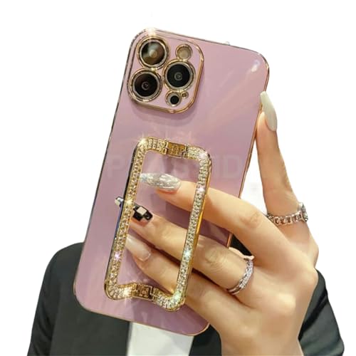 Support de téléphone portable 3D pour iPhone 14 Plus violet