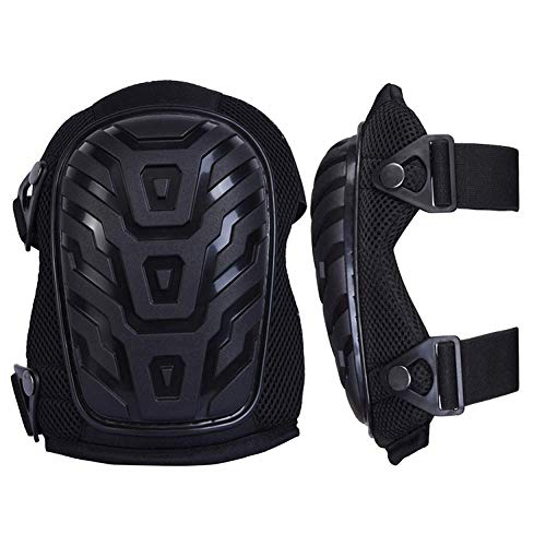 GUARDUU Knee Pads for Work Heavy Duty Professional Knee Strap with Adjustable Straps for Flooring DIY Cleaning Gardening for Men Women