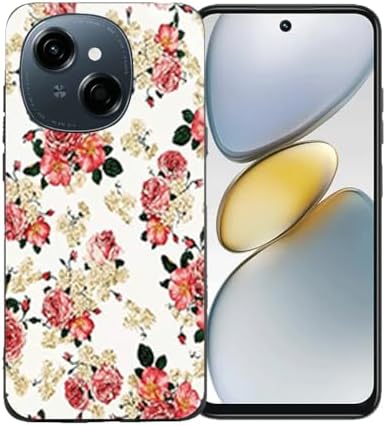TPU Cover for Tecno Spark 40C, Flexible Silicone Slim fit Soft Shell Cute Back Case Bumper Rubber Protective Case for Tecno Spark 40C - OYLLM1
