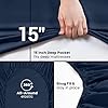 Utopia Bedding Twin Fitted Sheets - Bulk Pack of 6 Bottom Sheets - Soft Brushed Microfiber - Deep Pockets - Shrinkage & Fade Resistant - Easy Care (Navy)