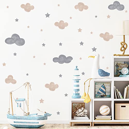 Clouds Wall Stickers, Cute Clouds Wall Decals For Little Girls Bedroom Nursery Kids Room Classroom Daycare And Party Decoration #TOP1