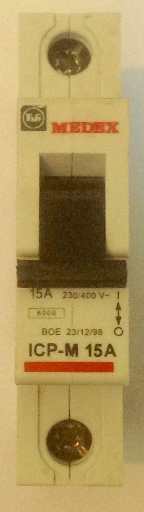 Medex ICP-M 15A MCB 15 Amp miniature circuit breaker