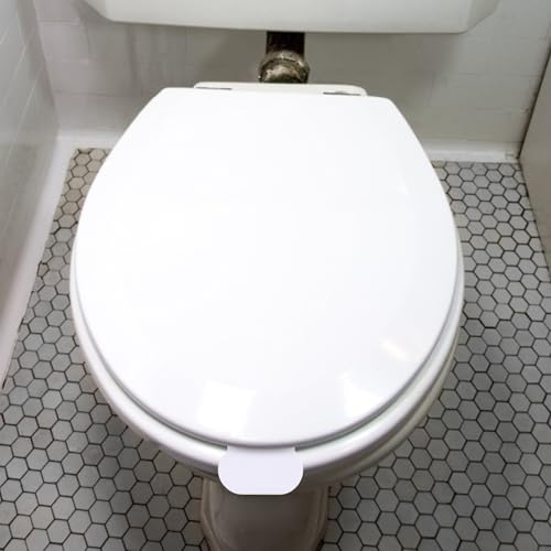 Image of DOITOOL 4Pcs Toilet Seat Lifter Handle Set Self-Adhesive Cover Lifter Tool for Easy Toilet Lid Lifting in Home Office Hotel Bathroom